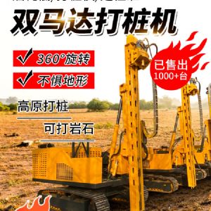 雙液壓雙馬達打樁機